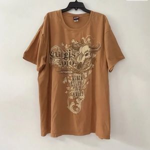 Harley-Davidson Sturgis 2010 T-Shirt Black Hills 70th Rally Size 2X